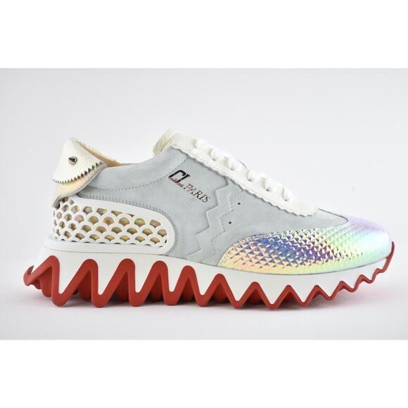 Christian Louboutin Loubishark Donna Flat Maya AB Platform Low Top Sneaker 40.5 - Picture 2 of 12